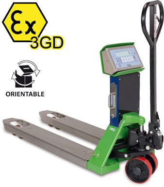 Gabelstapler-Gewichts-Skala TPWX3GD 2000Kg für gefährliche Bereiche fournisseur
